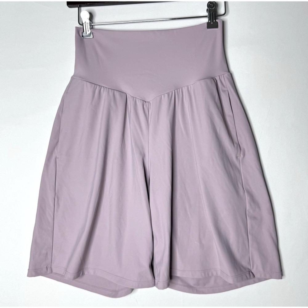 Halara Softlyzero Airy High Waisted Yoga Shorts Sz M Bermuda Pockets Cool Touch